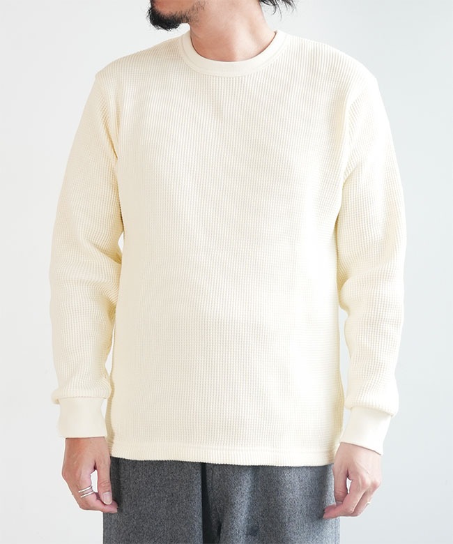 52011]Healthknit(ヘルスニット) SUPER HEAVY WAFFLE CREW スーパー