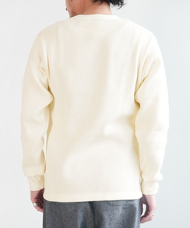 SALE 30%OFF】Healthknit(ヘルスニット) SUPER HEAVY WAFFLE CREW
