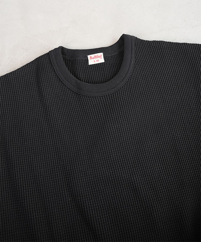 SALE 30%OFF】Healthknit(ヘルスニット) SUPER HEAVY WAFFLE CREW