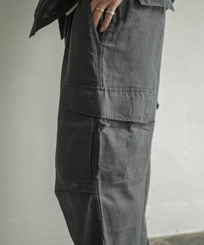 gold(ゴールド) SELVEDGE OXFORD EASY CARGO PANTS セルヴィッジ
