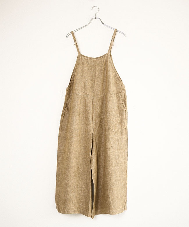 NATURAL LAUNDRY(ナチュラルランドリー)リネンデニム ガウチョ