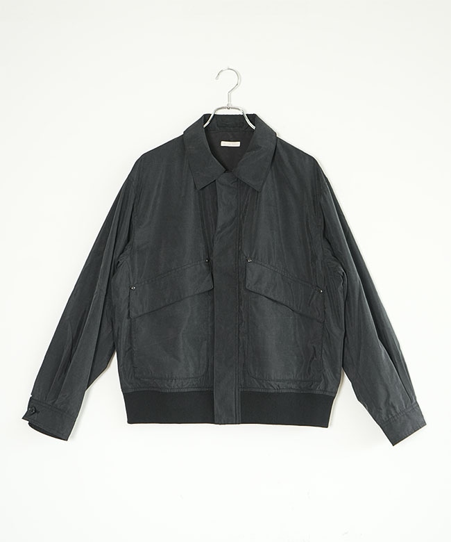 ULTERIOR(アルテリア) Silk Nylon Taffeta Flight Jacket シルク