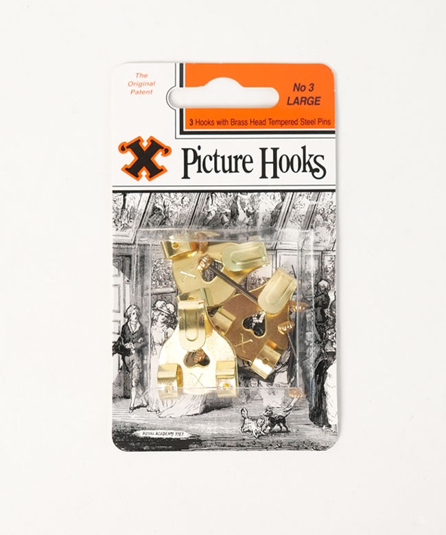 DETAIL(ディティール)X Picture Hooks No3 set of 3 