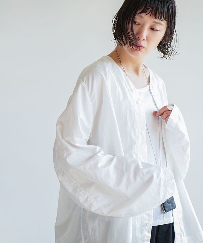 専用出品【FIRMUM】フィルマム Vネックジャケット ノーカラー 【XS】美品 専用出品【FIRMUM】フィルマム 轢き Vネックジャケット ノー
