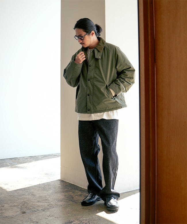 バブアー　トランスポートパデットカジュアルジャケット Barbour｜トランスポート パデッド カジュアル ジャケット