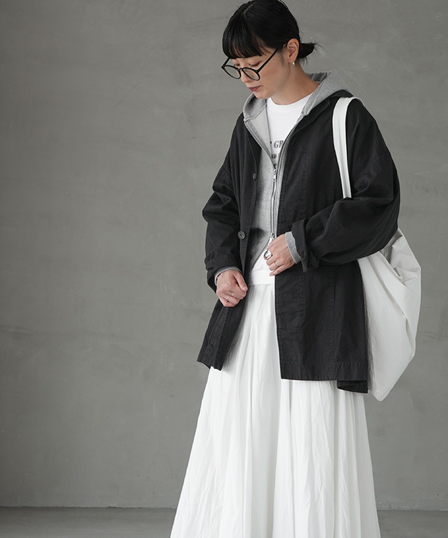 VC-2758] Veritecoeur(ヴェリテクール)ガーメントダイショートコート