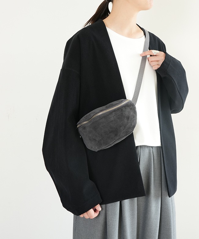 SALE 50%OFF】[HB-BG4602]hobo(ホーボー) WAIST POUCH PIG SUEDE