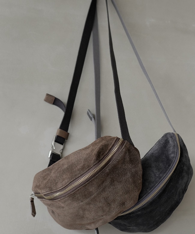 SALE 50%OFF】[HB-BG4602]hobo(ホーボー) WAIST POUCH PIG SUEDE