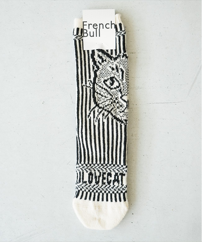 11-24266]French Bull(フレンチブル) アイラブキャットソックス