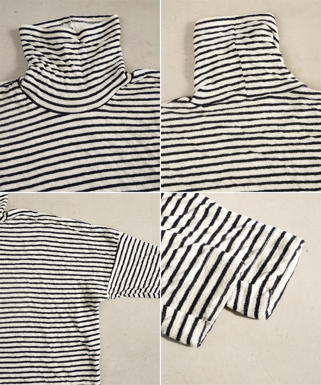 SALE 20%OFF】[P90660]prit(プリット) 1/25ウール綿接結ボーダー