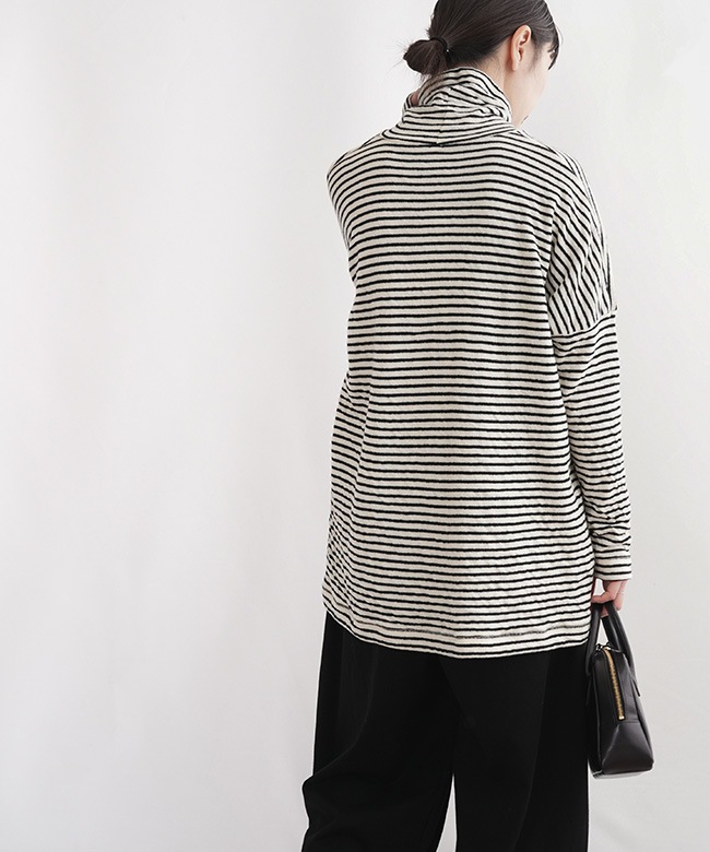 SALE 30%OFF】prit(プリット) 1/25ウール綿接結ボーダー