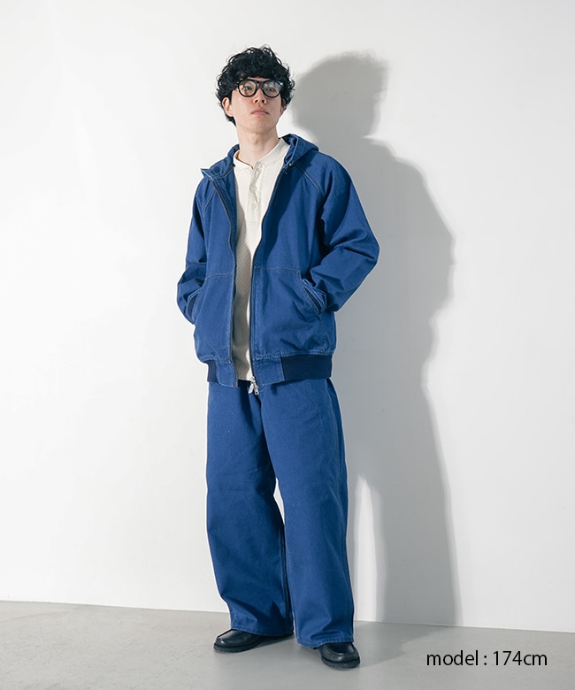 ノースフェイス パープルレーベルN24FH006 パーカー ブルー THE NORTH FACE PURPLE LABEL】”9.5oz Cotton Jersey Field Hooded