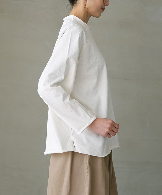 SOLAMONAT(ソラモナ) ラグランオーバーロックヘムプルオーバー トップス Tシャツ カットソー [sma-lk-pbct ...