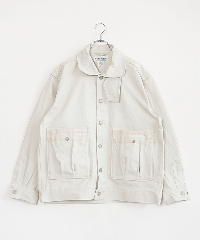 SASSAFRAS(ササフラス) OVERGROWN TRUG JACKET-PIQUE オーバーグロウン