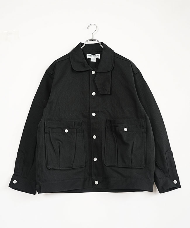 SASSAFRAS(ササフラス) OVERGROWN TRUG JACKET-PIQUE オーバーグロウン