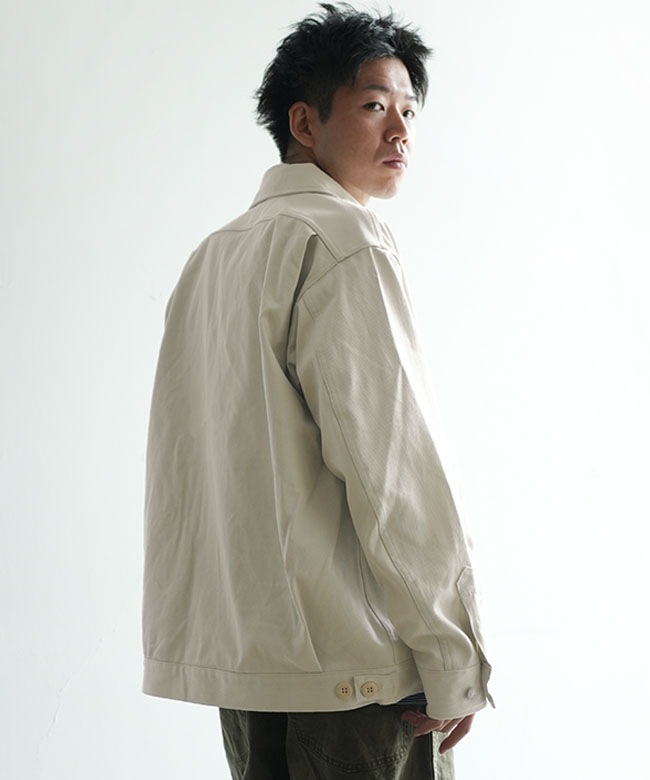 SASSAFRAS(ササフラス) OVERGROWN TRUG JACKET-PIQUE オーバーグロウン