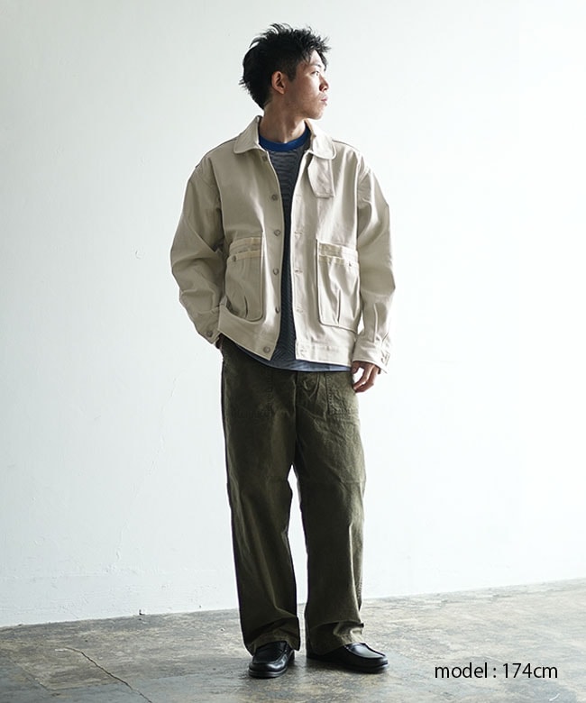 SASSAFRAS(ササフラス) OVERGROWN TRUG JACKET-PIQUE オーバーグロウン