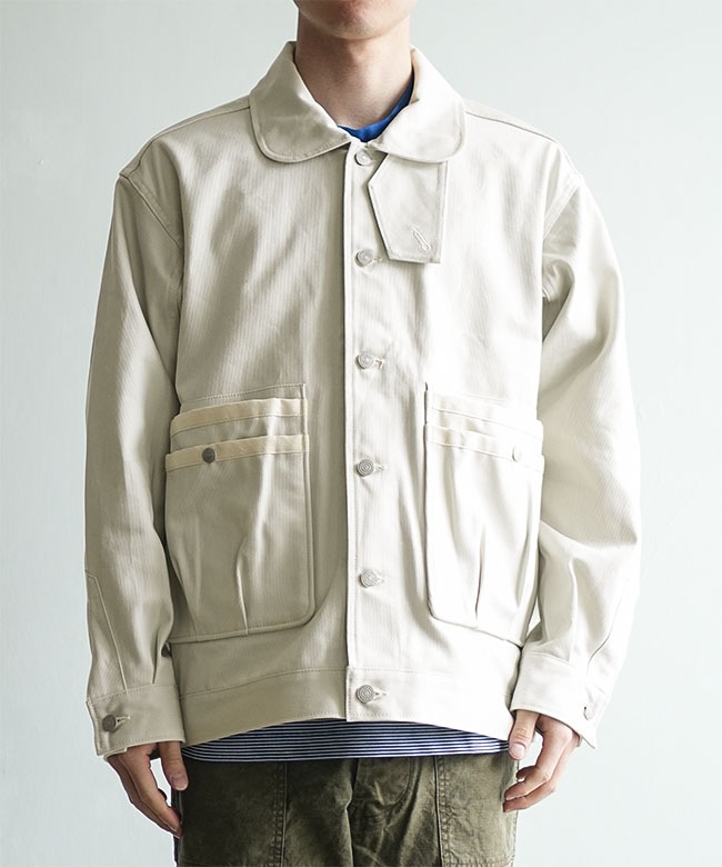 ジャケット・アウター y SASSAFRAS(ササフラス) OVERGROWN TRUG JACKET-PIQUE オーバーグロウン