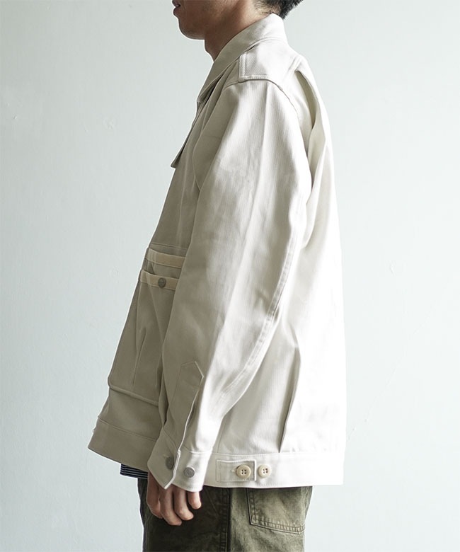 SASSAFRAS(ササフラス) OVERGROWN TRUG JACKET-PIQUE オーバーグロウン