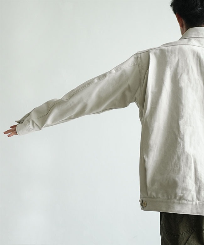 SASSAFRAS(ササフラス) OVERGROWN TRUG JACKET-PIQUE オーバーグロウン