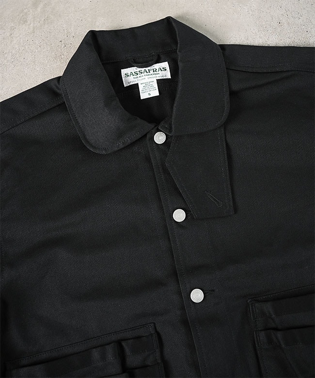 SASSAFRAS(ササフラス) OVERGROWN TRUG JACKET-PIQUE オーバーグロウン
