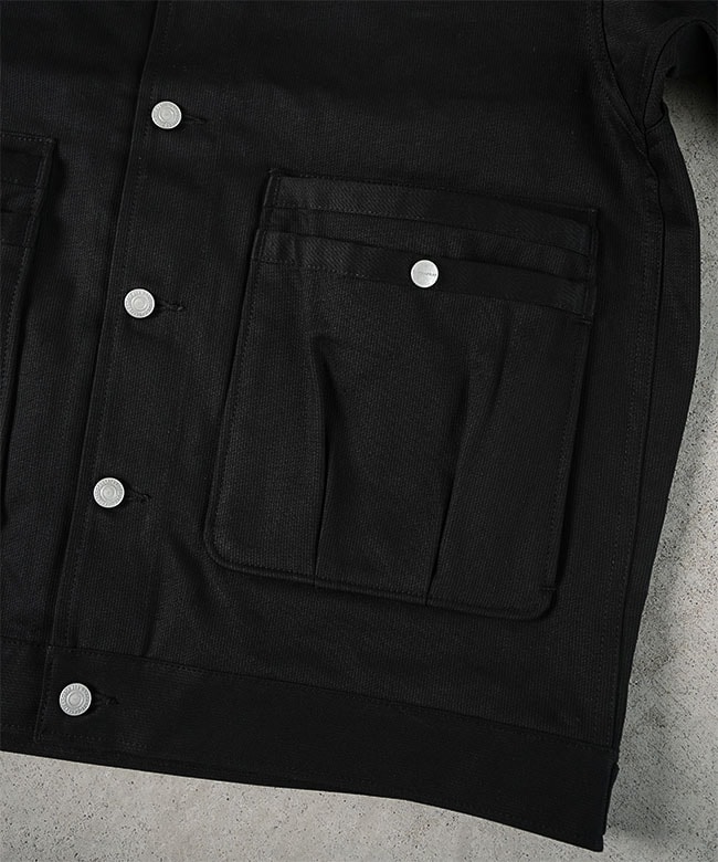 SASSAFRAS(ササフラス) OVERGROWN TRUG JACKET-PIQUE オーバーグロウン