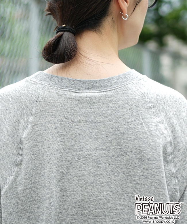 THE SHINZONE(ザ シンゾーン) PEANUTS HALF SLEEVE SWEATSHIRT