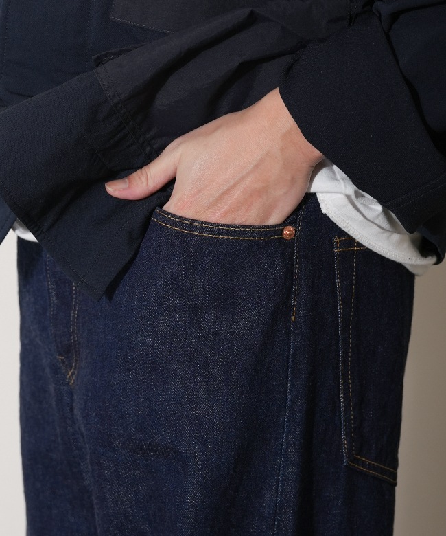 5725-81501]SCYE BASICS(サイベーシックス) Selvedge Denim Wide