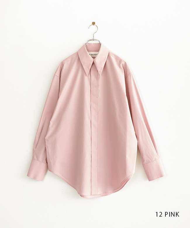 25SMSBL05]THE SHINZONE(ザ・シンゾーン)POINTED COLLAR SHIRT ポイン