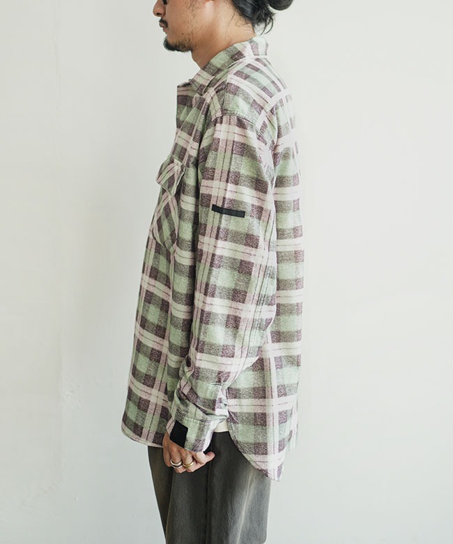 A*様 ❗️特別価格❗️N.HOOLYWOOD 比翼ジップ ワークシャツ シャツ N.HOOLYWOOD (エヌハリウッド) ZIP UP HALF SLEEVE SHIRT