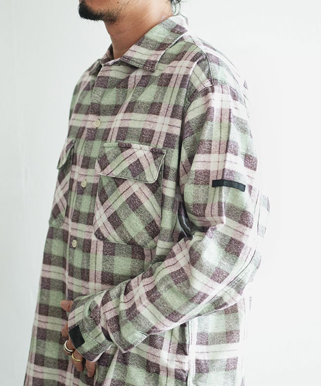 A*様 ❗️特別価格❗️N.HOOLYWOOD 比翼ジップ ワークシャツ シャツ エヌハリウッド ミスターハリウッド N.HOOLYWOOD COMPILE LINE