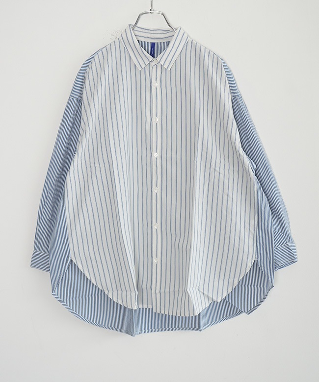 NATURAL LAUNDRY ナチュラルランドリーシャツ【試着のみ】 NATURAL LAUNDRY(ナチュラルランドリー）60フレンチリネン
