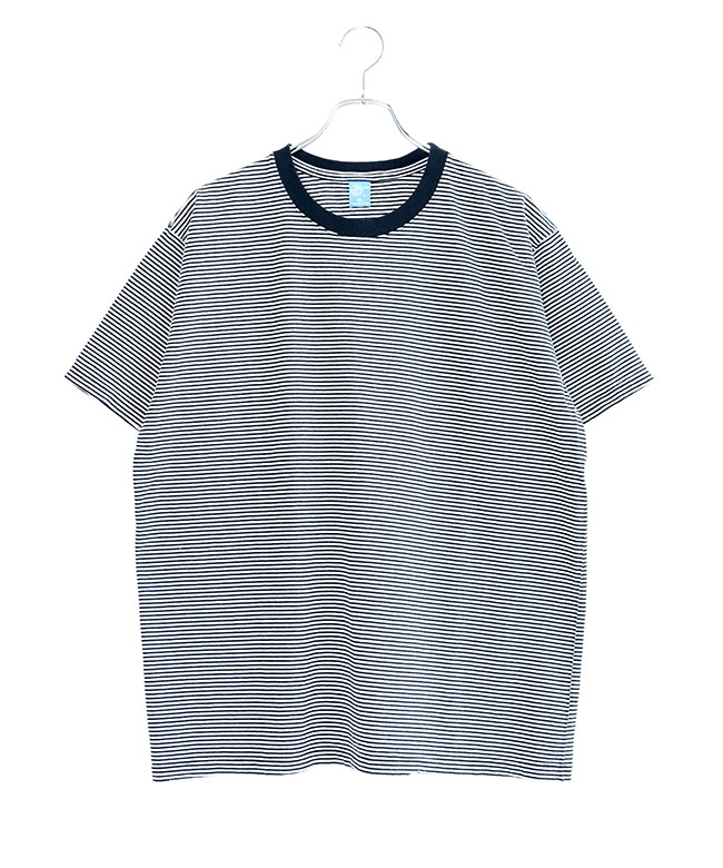 ボーダー ニット 半袖 ストライプ 縞 ボーダー柄 ストライプ柄 総柄 ショート ストライプ柄tシャツ レディース 半袖Tシャツ 半袖 tシャツ マルチ