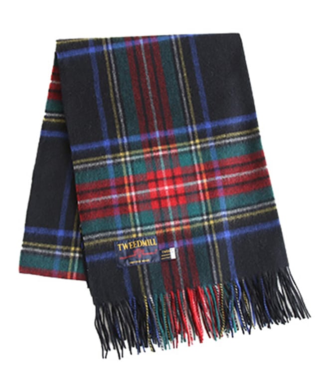 70-190]TWEEDMILL(ツイードミル)大判ピュアウールストール マフラー