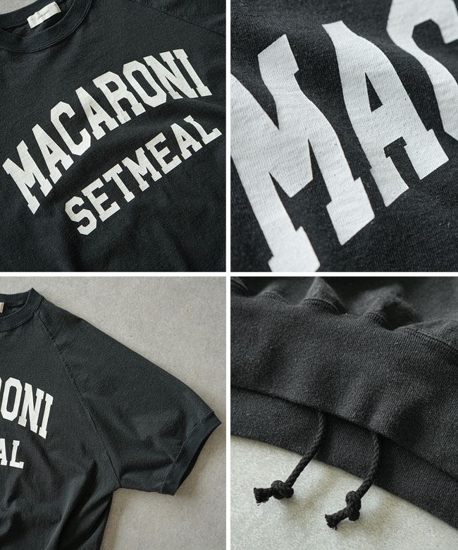 ◇SOLAMONAT(ソラモナ) ハロ加工裾紐リブプルオーバー【MACARONI