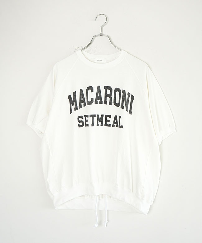 ◇SOLAMONAT(ソラモナ) ハロ加工裾紐リブプルオーバー【MACARONI