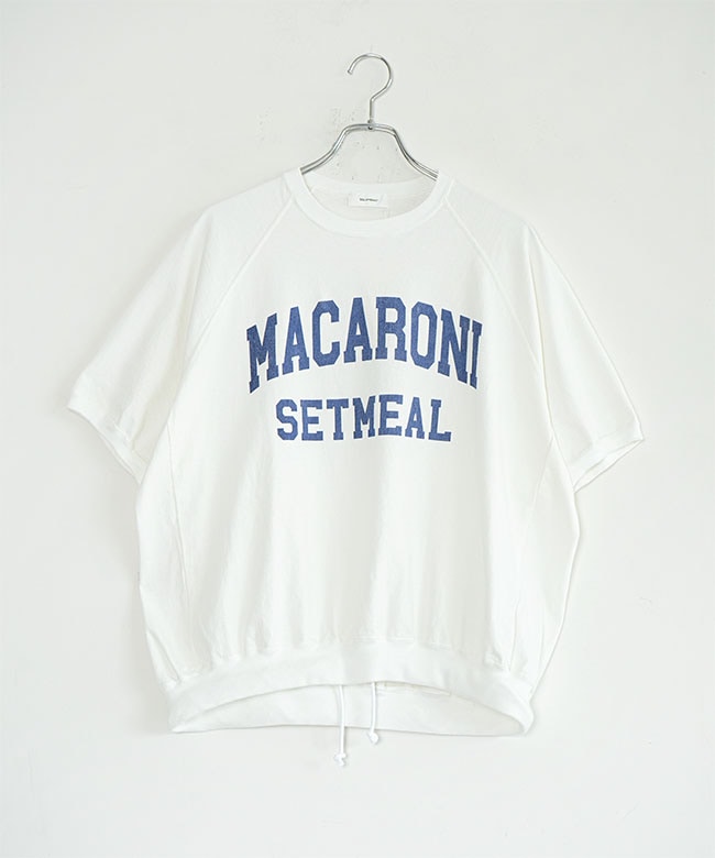 ◇SOLAMONAT(ソラモナ) ハロ加工裾紐リブプルオーバー【MACARONI