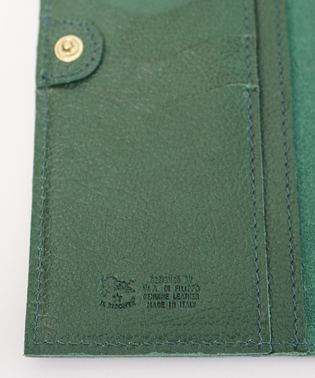 ◇【国内正規販売店】IL BISONTE(イルビゾンテ) 三つ折り長財布 レザー