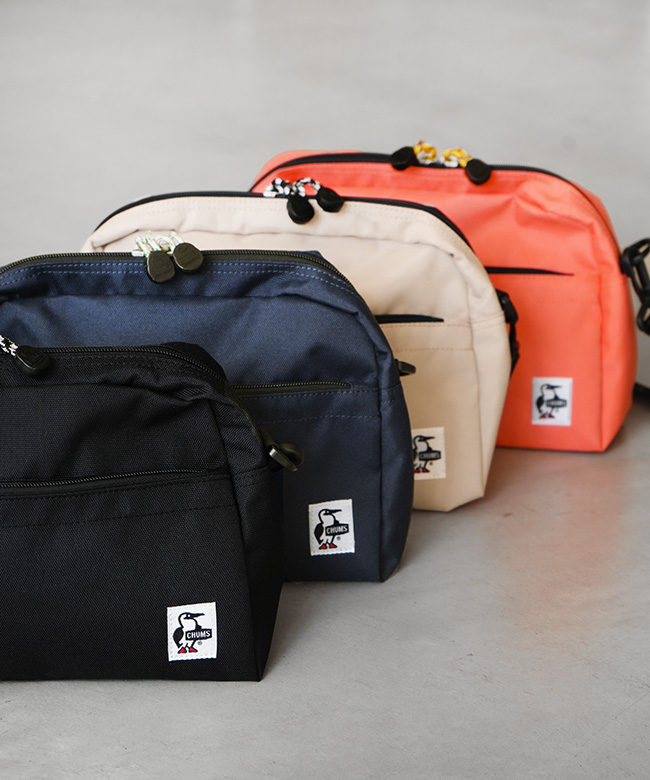 CH60-3963]CHUMS(チャムス) Recycle Small Trapezoid Shoulder Bag