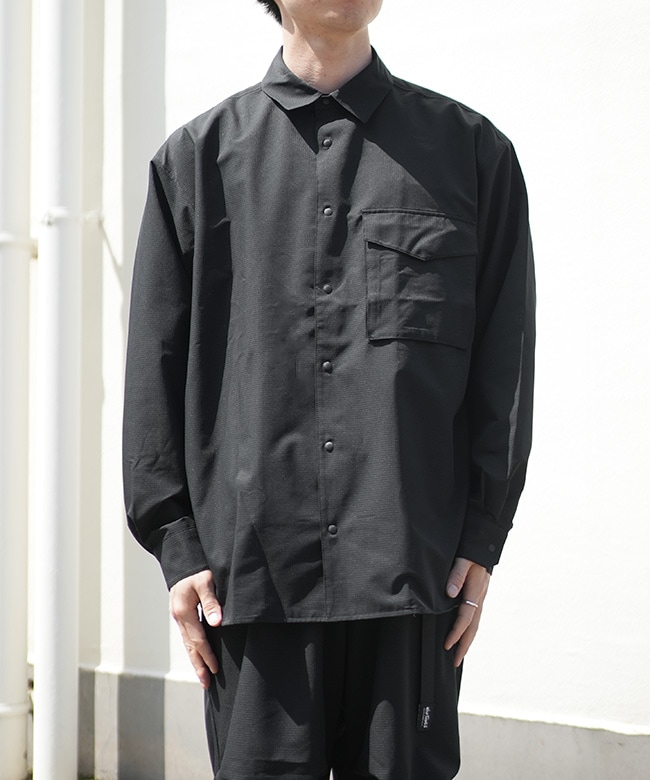 WILD THINGS(ワイルドシングス)BREATHABLE L/S POCKET SHIRT