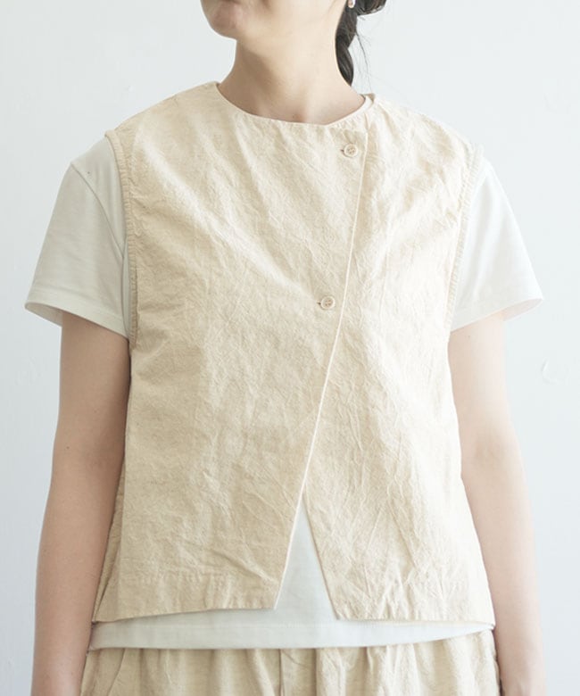 SALE 30%OFF】Midi Umi(ミディウミ) C/Lライトベスト レディース
