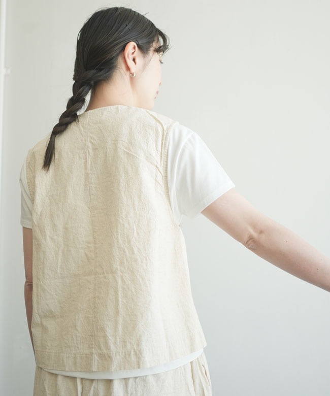 SALE 30%OFF】Midi Umi(ミディウミ) C/Lライトベスト レディース