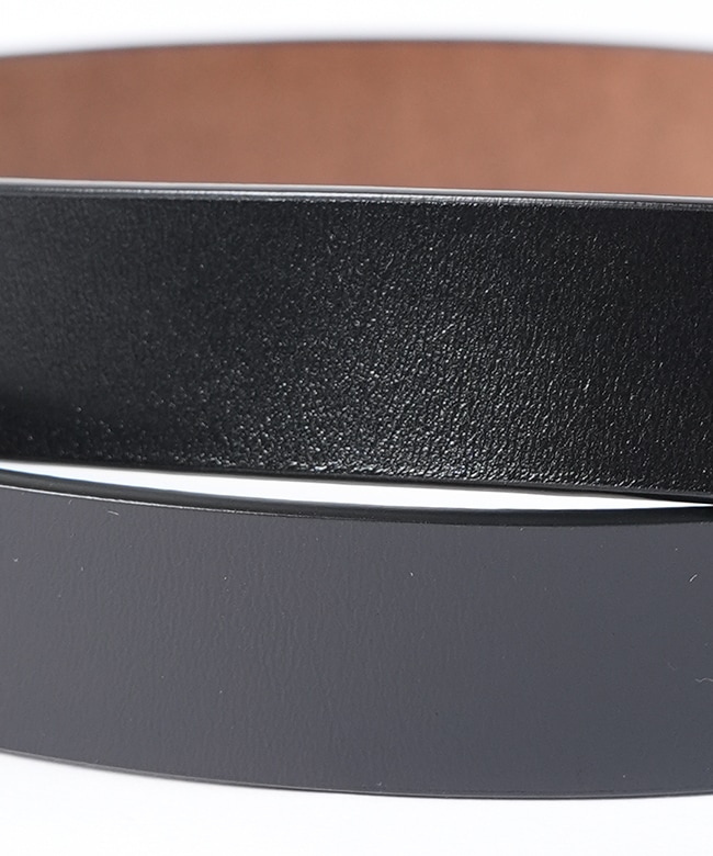 LA10001]Lien(リアン)Non-Hole Lether Belt ノンホールベルト スクエア