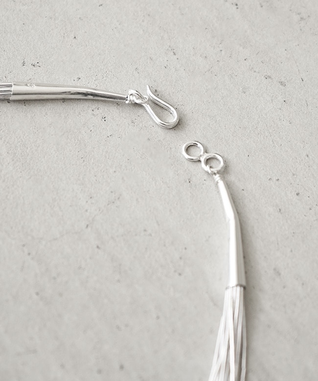 専用です。ヴィンテージ　リキッドシルバーネックレス　10連 Native SilverStreams(ネイティブ・シルバーストリームズ) LIQUID