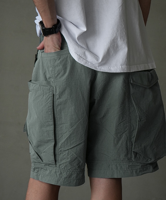 ◎[NULL-080EX]NULL(ヌル) OUTSIDE SHORTS アウトサイドショーツ