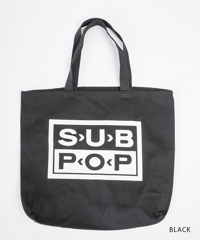 080013]SUB POP(サブポップ) LOGO TOTE BAG ロゴトートバッグ 鞄