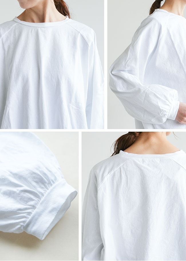 ◇[SMA-PUFHIMOLS]SOLAMONAT(ソラモナ) パフ天竺裾ヒモ長袖プル