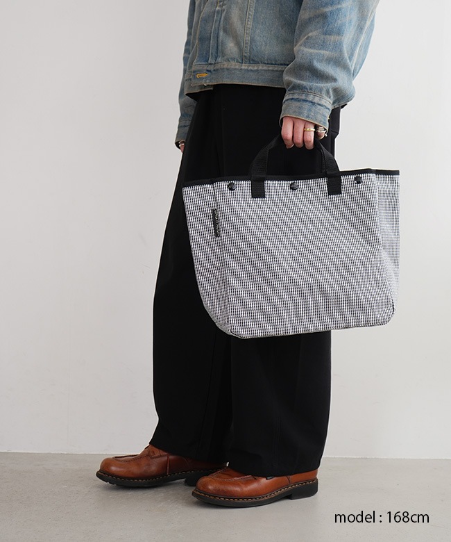 BAG'n'NOUN(バッグンナウン)HOMES' HOUNDSTOOTH/S トートバッグS 千鳥