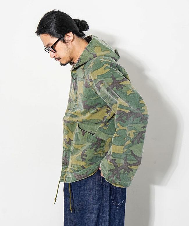 Needles 迷彩柄キルティングジャケット Lサイズ コート パッチワーク NEEDLES(ニードルズ) Reversible Hooded Coat - Camo Twill