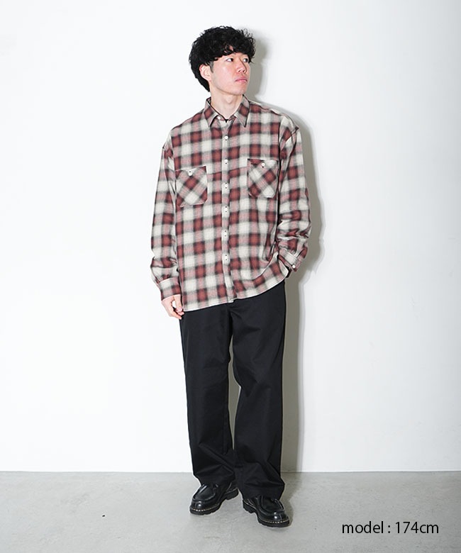 SUNNY ELEMENT(サニーエレメント) Canyon Shirt/Cotton Linen Check